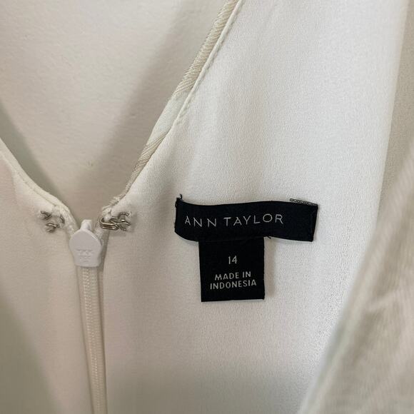 FAIRYCORE Ann Taylor Scarf Dress – Draped Whimsical Romance – Size 14 - Picture 5 of 9